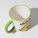 Ceramic mug "Avokotya", 450 ml, white color