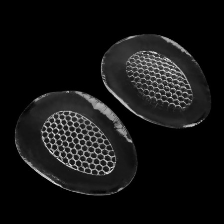 Half -slips for shoes, with a tread, silicone, 8.5 × 6.7 cm, pair, color transparent-1