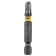 Denzel 11657 bit set, hexagonal profile, PZ3 x 50 mm, steel S2, 10 pcs.