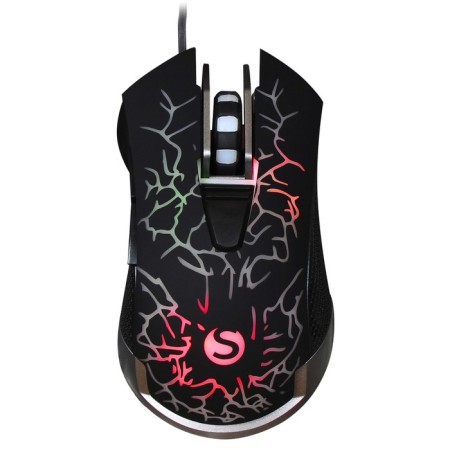 Mouse Sunwind SW-M705G black optical (3600DPI) USB for a laptop (6but)-2