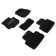 3D mats for Toyota RAV4, V, (XA50), manual transmission, 2019-n, black, set