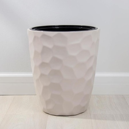 Kashpo for flowers with an insert "Mosaic", 19.5 l (9 L), Cream color