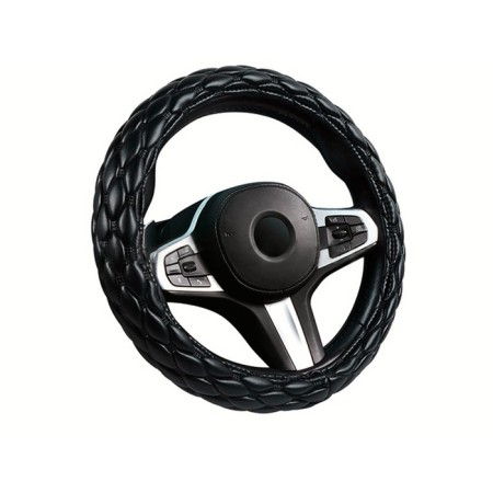 Carfashion shuttle steering wheel, size m, black/black