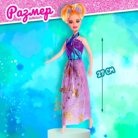 Кукла-модель «Оля» в платье, МИКС-2