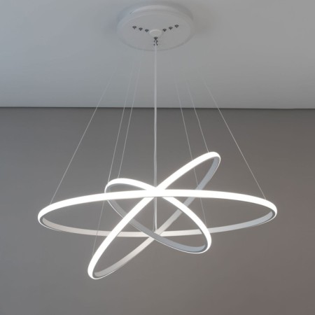 Suspended Citilux “Neon Smart” CL731A090E 80x80x40 cm, 3x36.7W, LED, white color-6