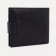 Male purse for magnet, department for bills, for maps, for coins, black color