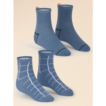 Children's socks, size 20-22, jeans color, 2 pcs