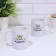 Sublimation mug "His Majesty Admin", with application