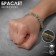 Bracelet men's “chain” of ticks, color silver-gold, 21 cm