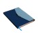 Organizer, A5, 140 sheets, cage, cover of the leatherette "style", blue