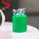 Candle - cylinder, 4x5cm, 7 hours, 47 g, green