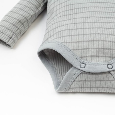 Body (turtleneck) I, Basic Line, height 74-80 cm, strip gray-5