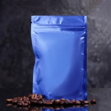 Package doy-pack, matte, blue, 10 x 15 x 4 cm