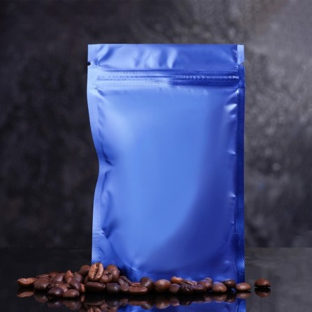 Package doy-pack, matte, blue, 10 x 15 x 4 cm