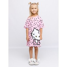 Dress for girls, height 128 cm, pink color