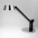 Slink table lamp, 8W LED, 480LM, 3300-6500K, black color, silver