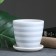 Flower Pot "Lenta" Gray Crocus No. 1, 0.7 L