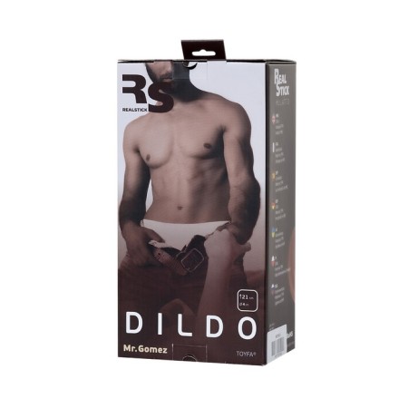 Toyfa Realstick Elite Mulatto phallimitator, realistic, on suction cup, mulatto, 16 cm-16