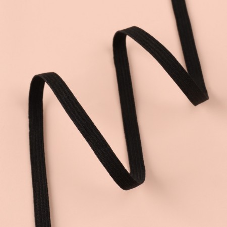 A set of rubber bands for sewing underwear, 5 types, black color-2