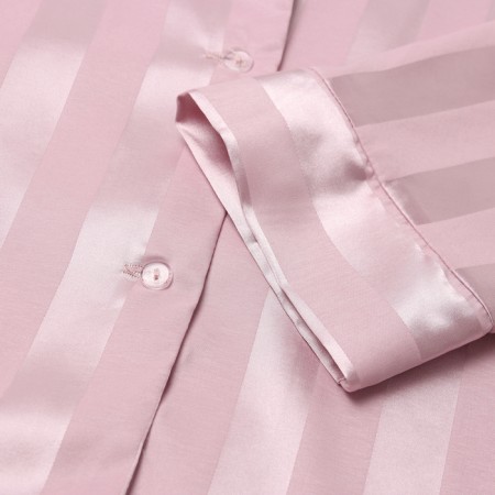 Female pajamas (shirt, trousers) kaftan "strip", powder, size 40-42-7