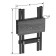 Folding stool "Lounge", 300 × 300 × 450 mm, DPP gray / frame metal black matte