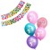 Detachment of garland Paper "Happy Birthday", pony + balls set 5 pieces