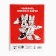 White cardboard, A4, 16 sheets, non -unilateral, one -sided, in the folder, 220, g/m², Minnie Mouse