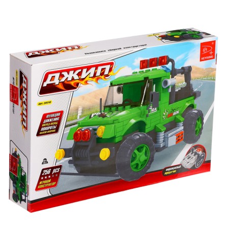 Constructor Racing SUV Keyixing Winner, on the radio control, 256 parts, 6+-2