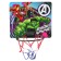 Basketball set with the Avengers ball, ball diameter 8 cm, ring diameter 13.5 cm