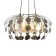 Lamp Bayerlux "Dixie" 3he27 40W brass 45x45x22-122cm
