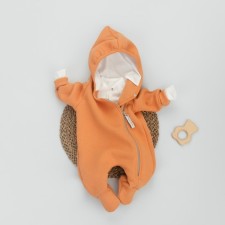 Комбинезон детский KinDerLitto «Карамелле-1», рост 62-68 см, цвет оранжевое солнце