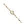 Gift set for women: Banding watch D-2.5 cm and bracelet, 2 pieces