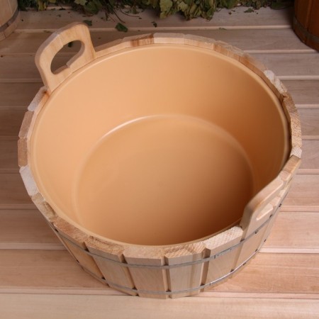 Gang made of linden, 20 l, plastic insert-5