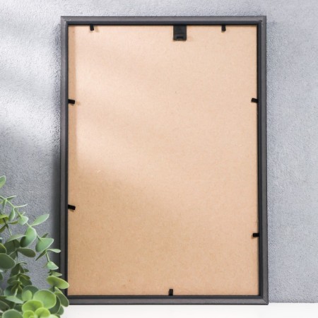Photo frame Plastic "Rainbow" 21x30 cm, blue metallic-3