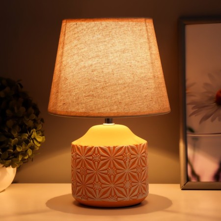 Lyoda table lamp E14 40W Beige 20x20x29 cm-1