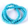 Beads made of natural stone "turquoise" set of 90 pcs., Size 1 pc. - 4 mm