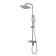 Shower system Rush Thira TR3635-40, tropical shower, shower, brass, chrome
