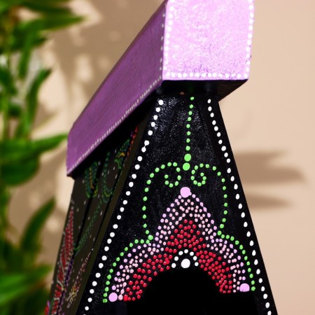 Interior stand "Boat" Albezia 30x22x65 cm-5
