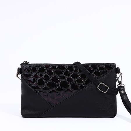 Lightning bag bag, black/purple color-1