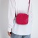 Bag Cross-Bodi with a zipper, pink color