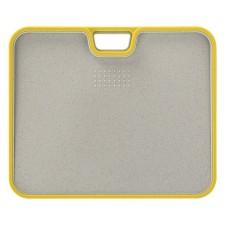 Greeter board of wheat fiber bilateral Smart Solutions Ness, 34x28 cm, color light gray
