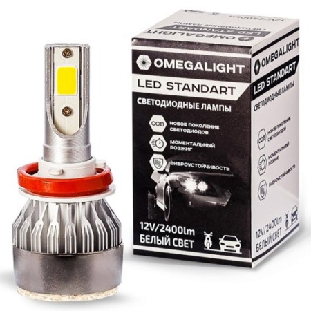 Automobile LED lamp, Omegalight Standart 3000k, HB3 2400 LM
