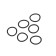Masteerproprof iz. 30374, 20 mm, EPDM, for compressive fittings, 6 pcs.