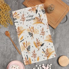 The towel of the “be positive” 28x46 cm, 100% cotton, waffle 160 g/m2