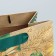 Craft horizontal package "New Year's Emerald", MS 23 x 18 x 10 cm, New Year