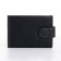Male purse on the button, black color