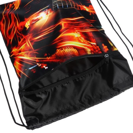 A bag for shoes with a pocket of 420 x 340 mm, calligrata MSO-7C, (soft polyester, density 210D), "Call Fire"-3