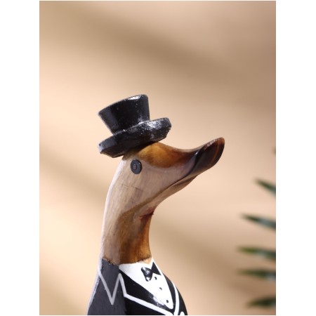 Souvenir "Duck in a tailcoat" tree 13x9x27 cm-3