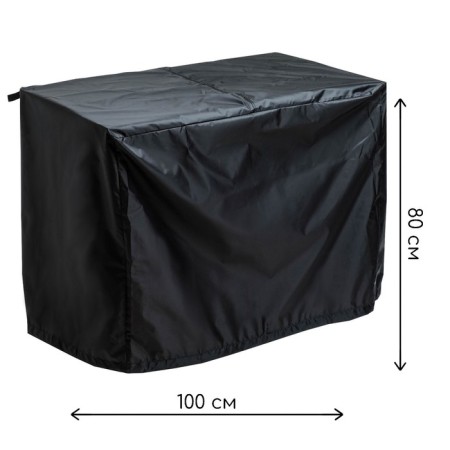 Case for barbecue and barbecue tplus Oxford 210, black 100 x 66 x 80 cm-1