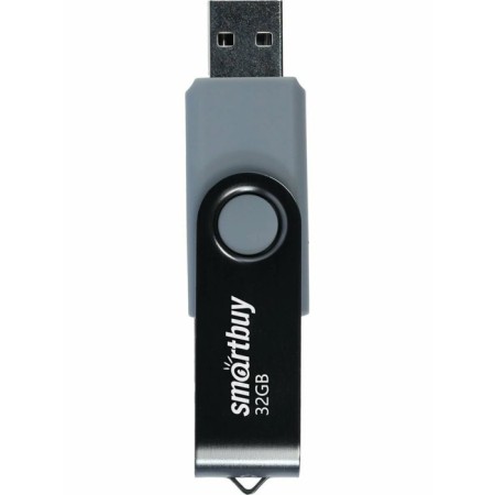 Flash drive Smartbuy Twist, 32 GB, USB 2.0, th Up 25 MB/s, PBU up to 15 Mb/s, black-1